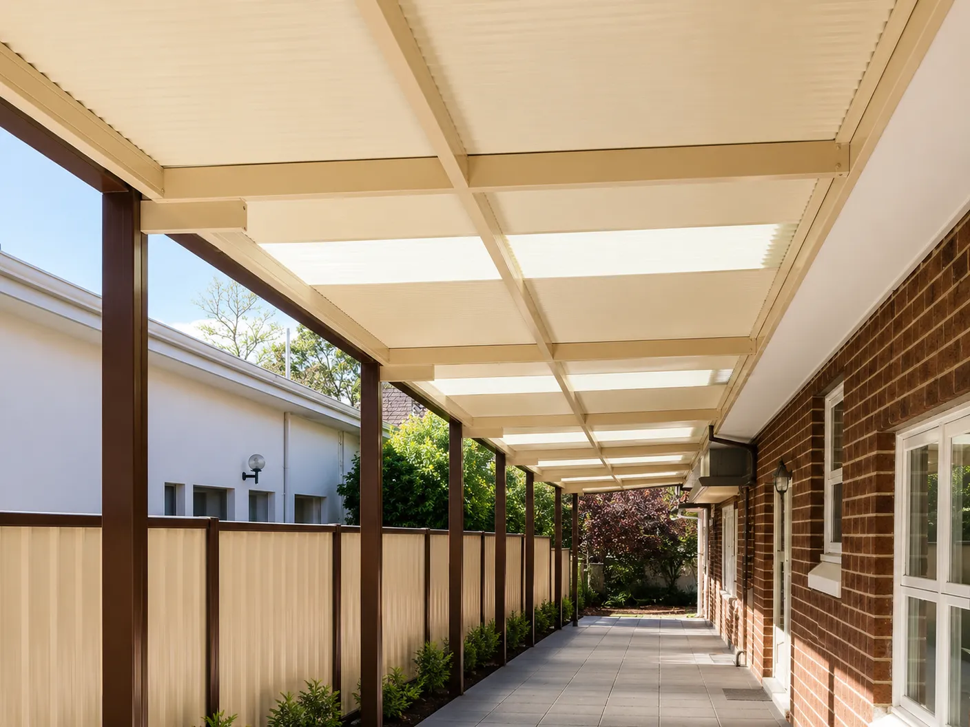 Flat Attached Patio