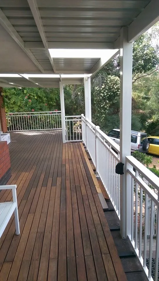Covered Deck Walkway