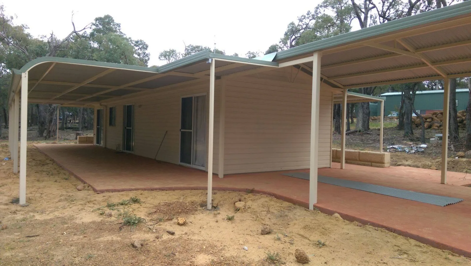 Wide Flat Verandah