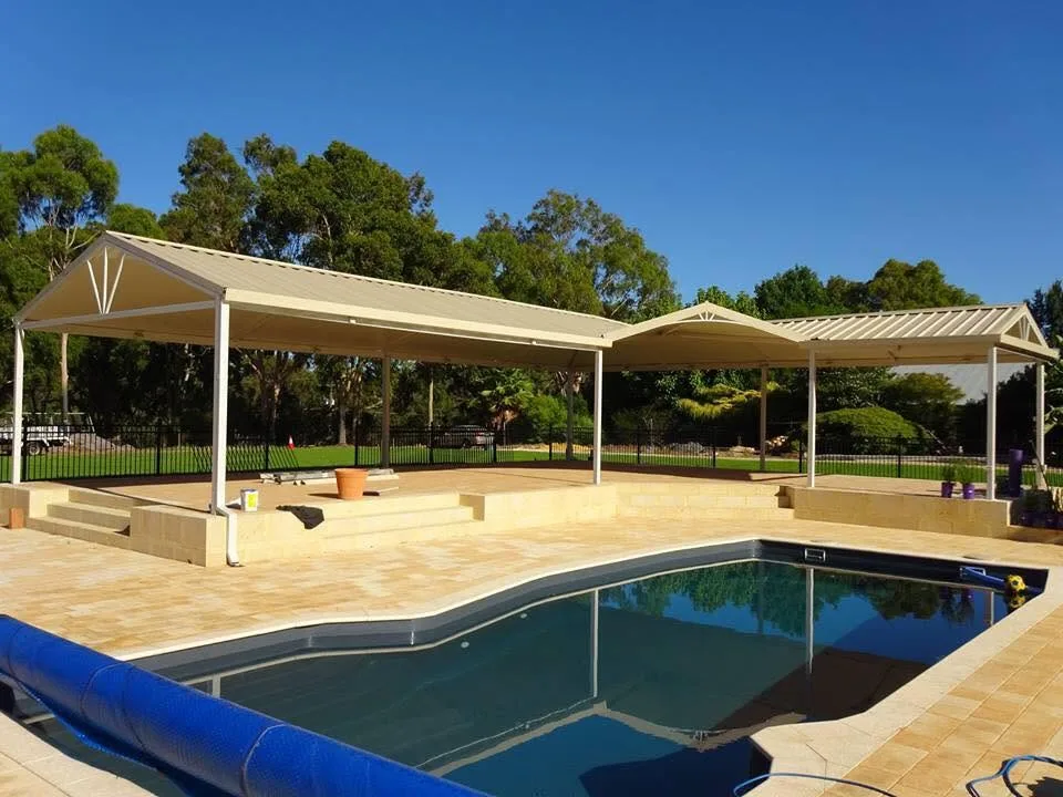 Freestanding Gable Poolside Patio