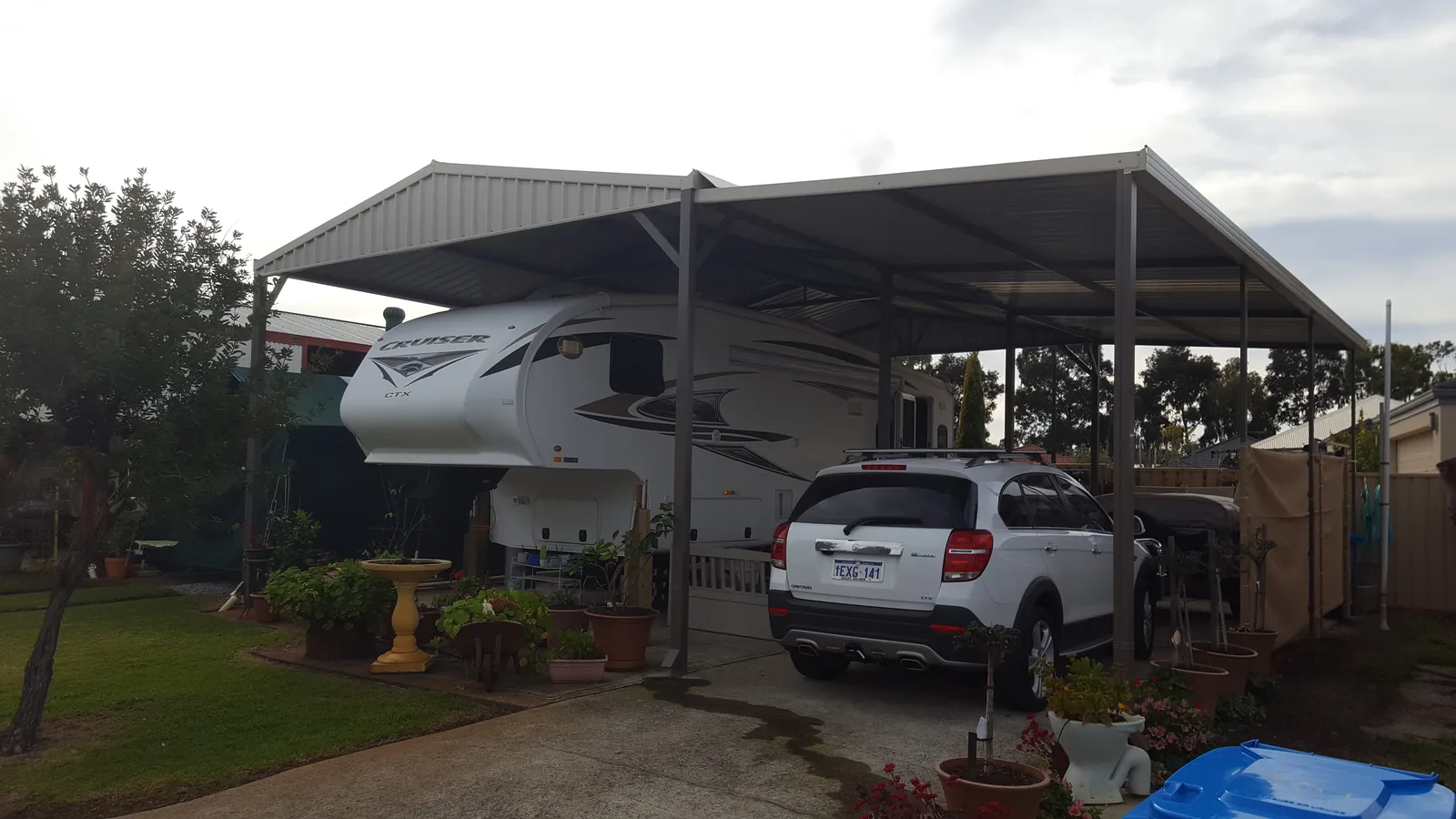 Wide Gable Carport
