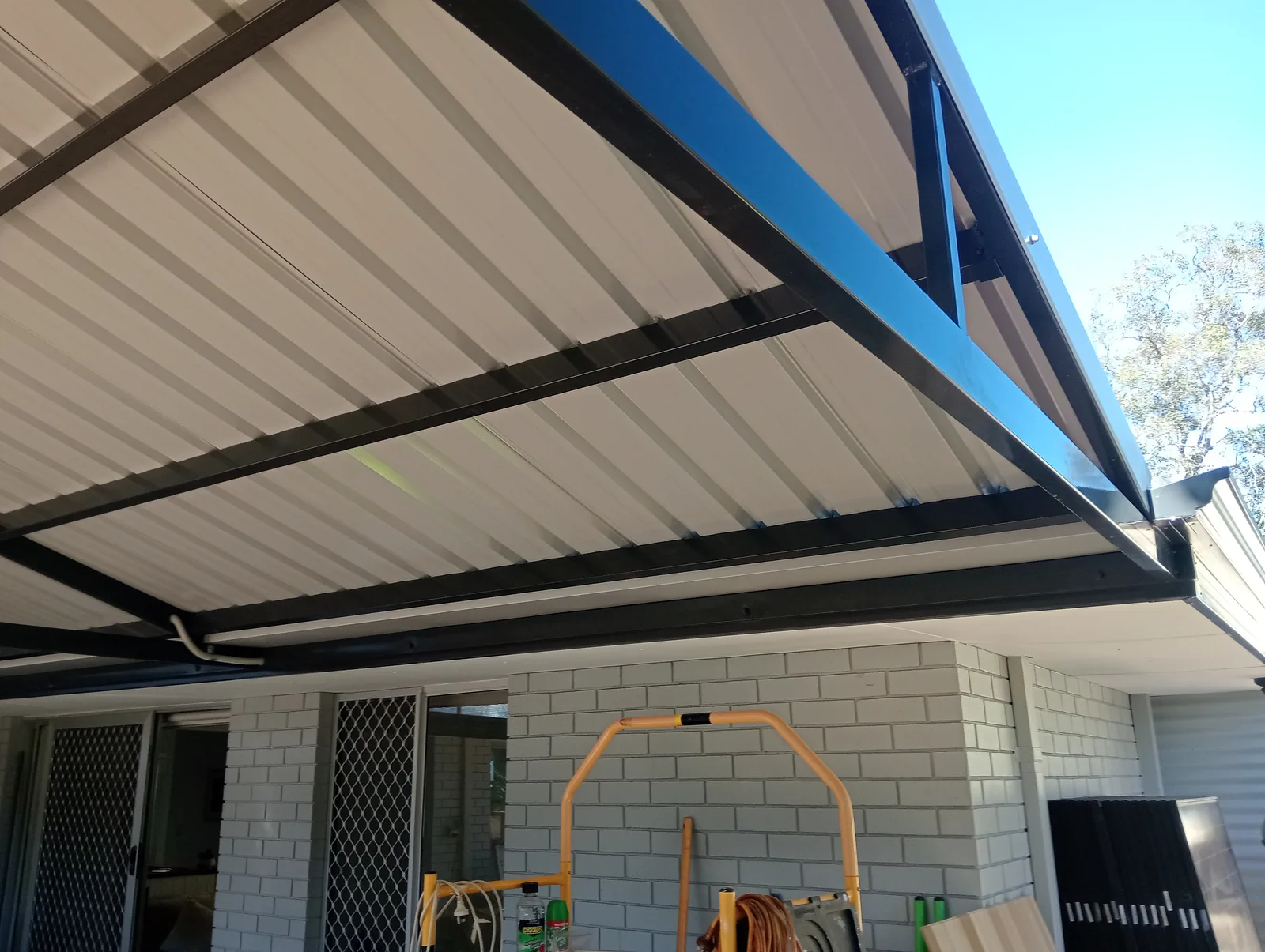 Patio Beam Attachment Detail