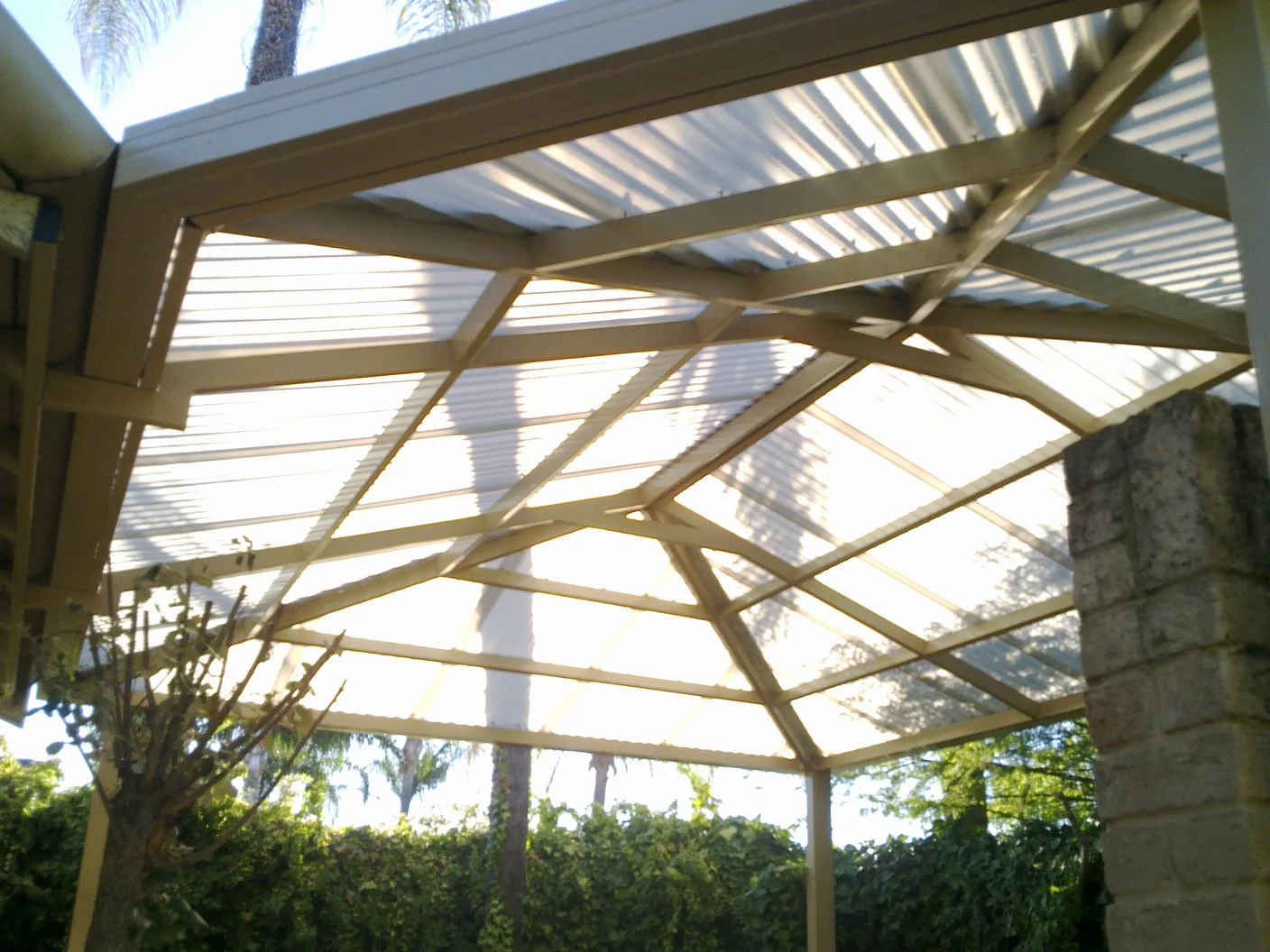 Hip End Attached Patio