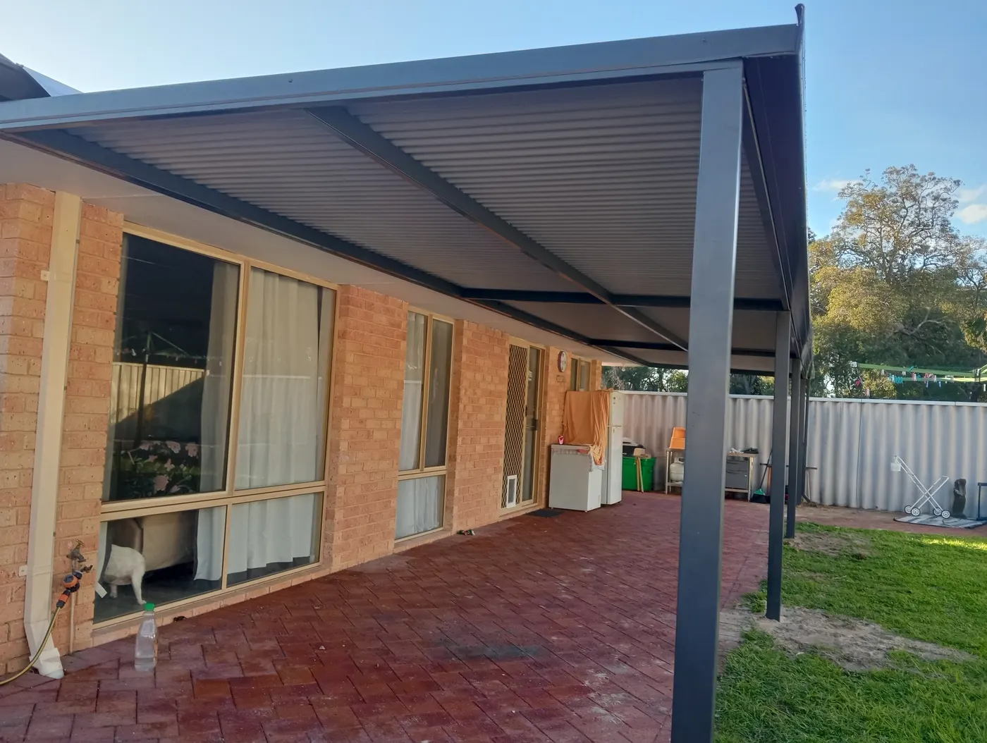 Flat Attached Patio