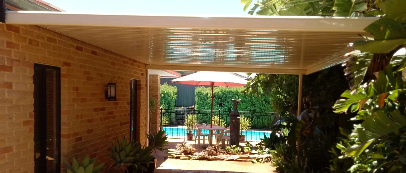 Poolside Walkway Patio