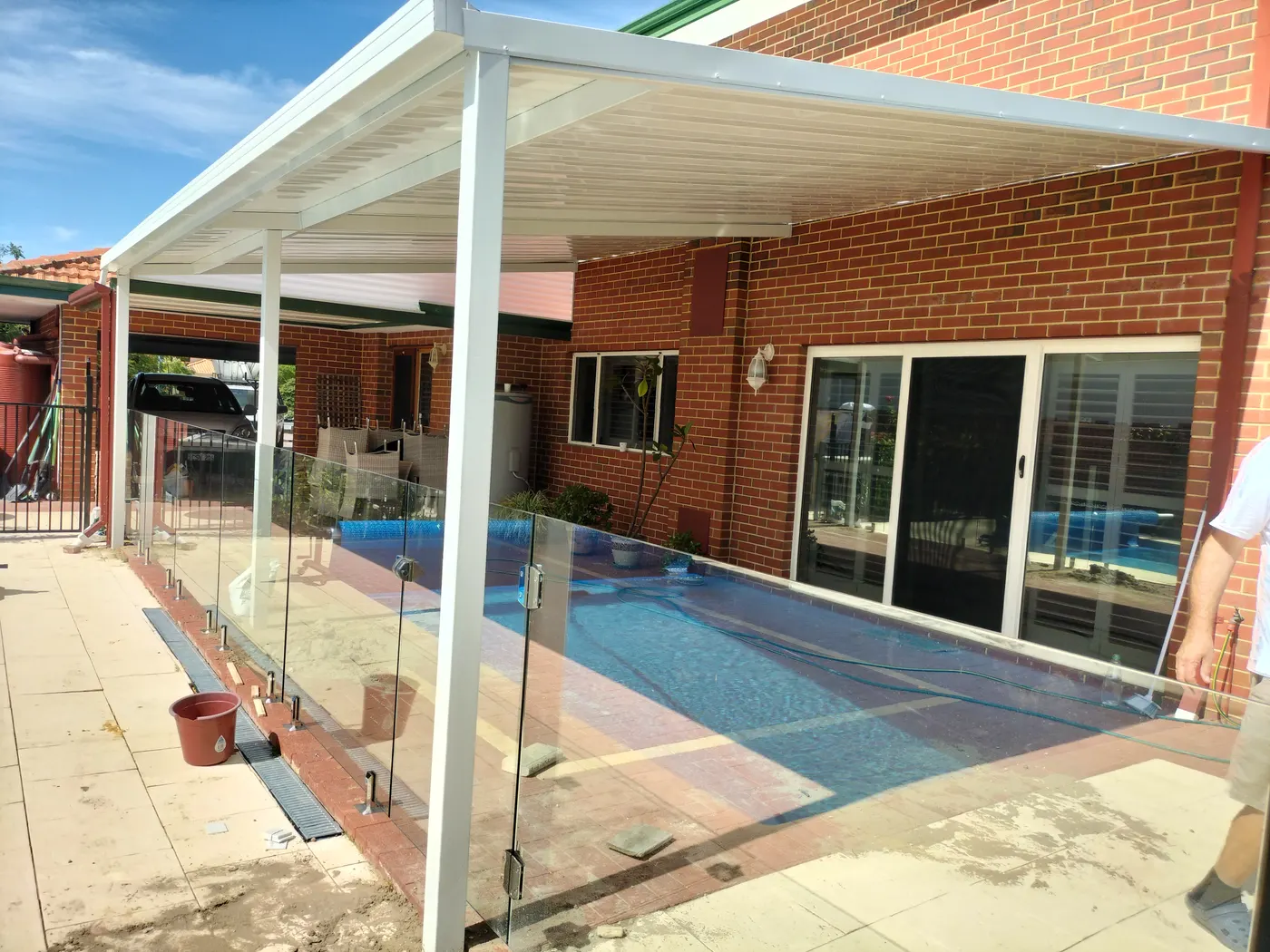 Poolside Flat Patio