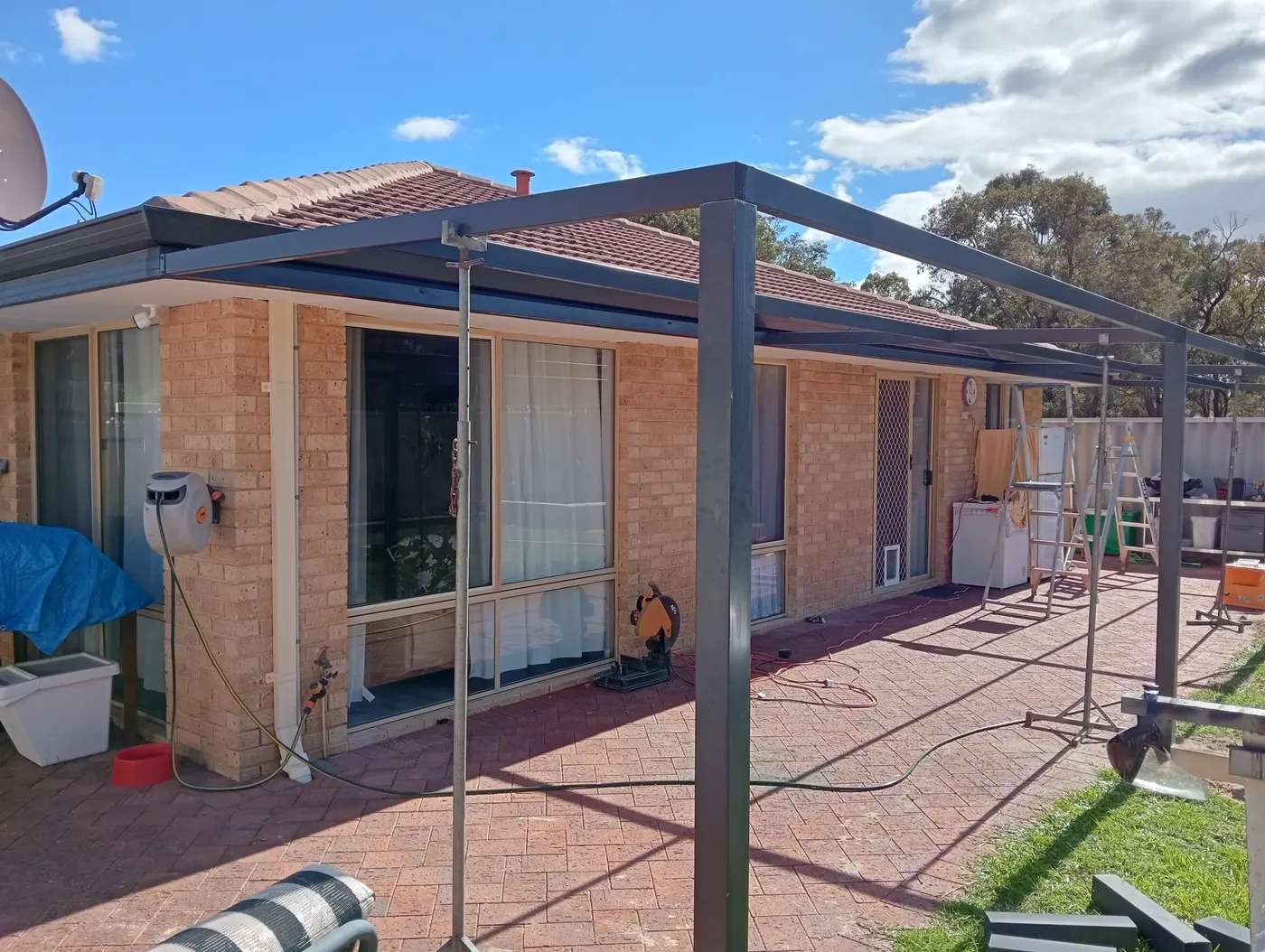 Frame Going Up