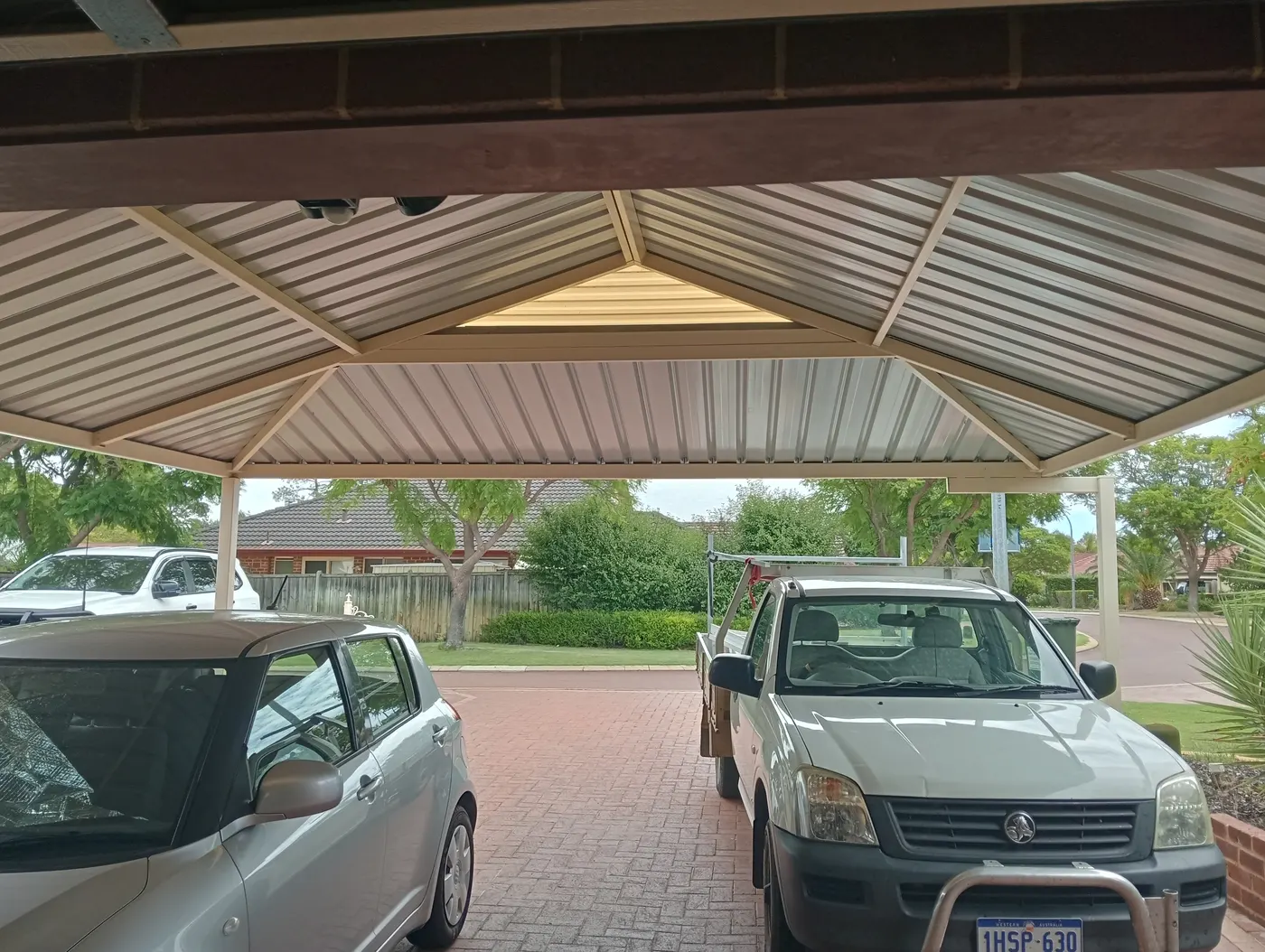 Double Gable Carport
