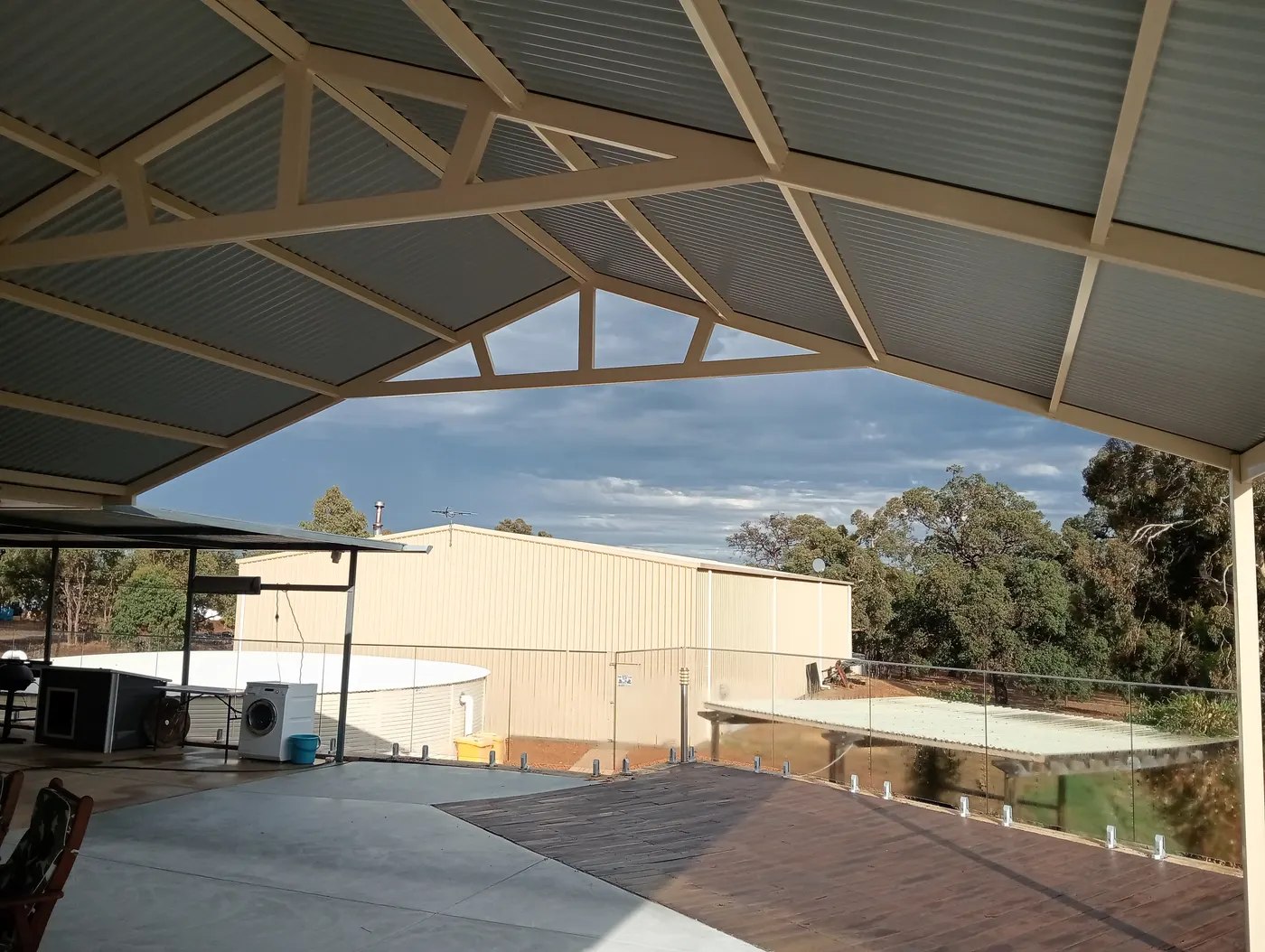 Rural Gable Patio