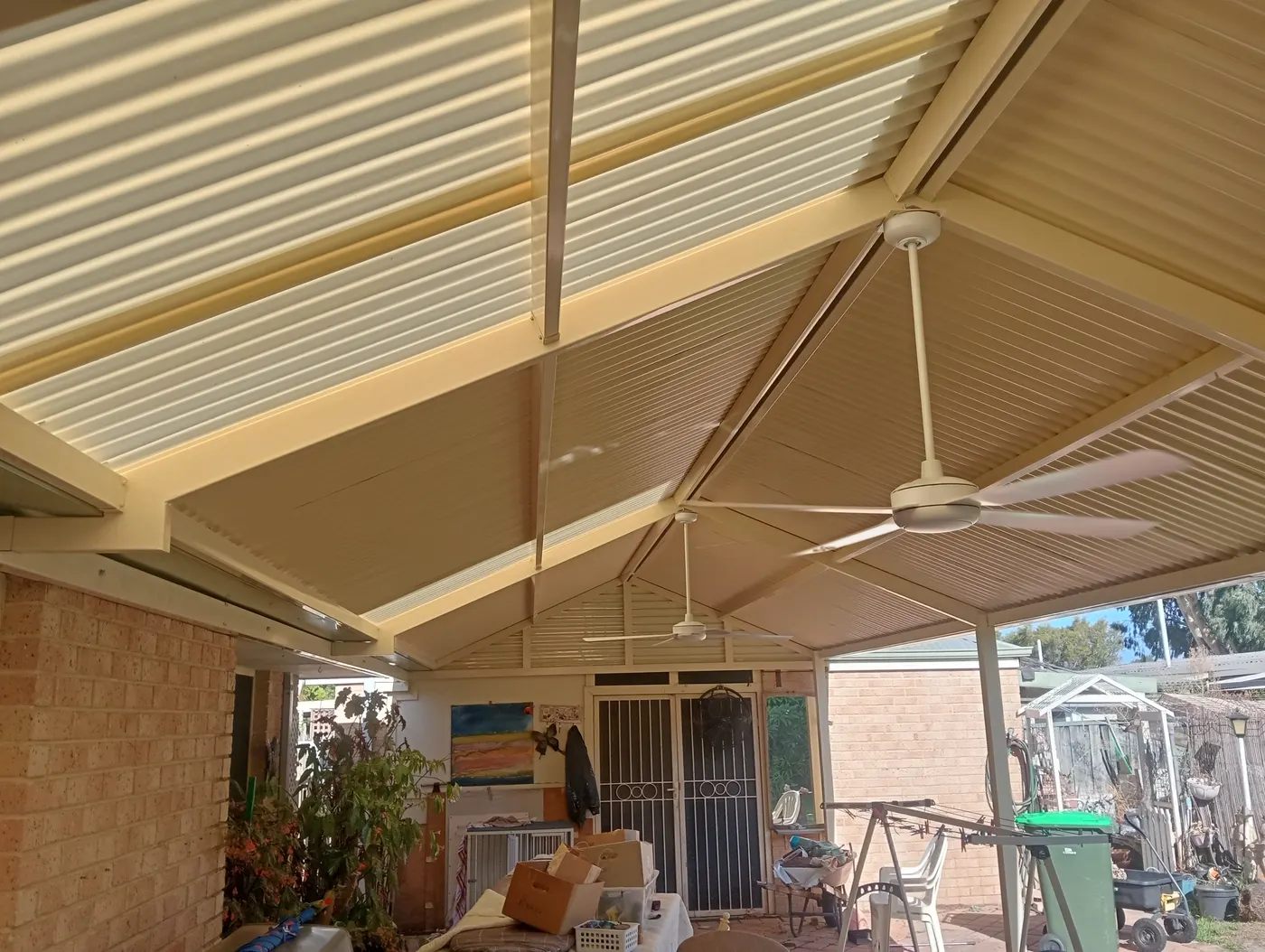 Skylight Patio Underside